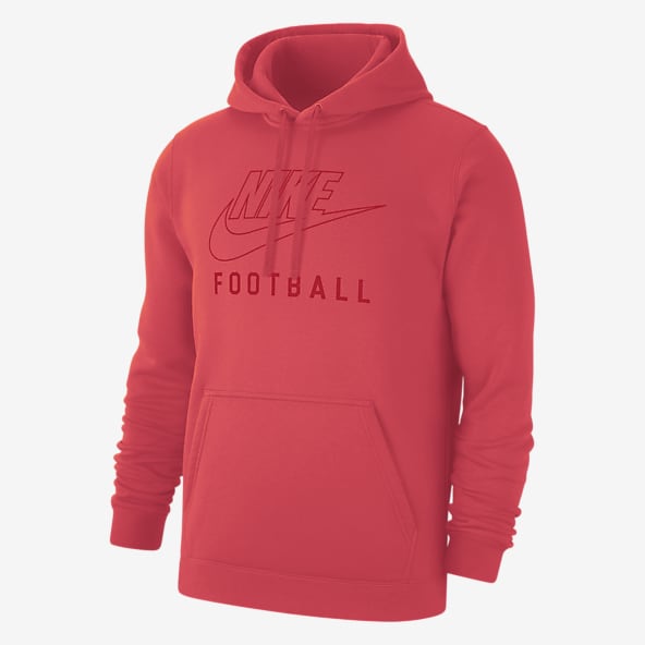 Mens nike hoodie red on sale
